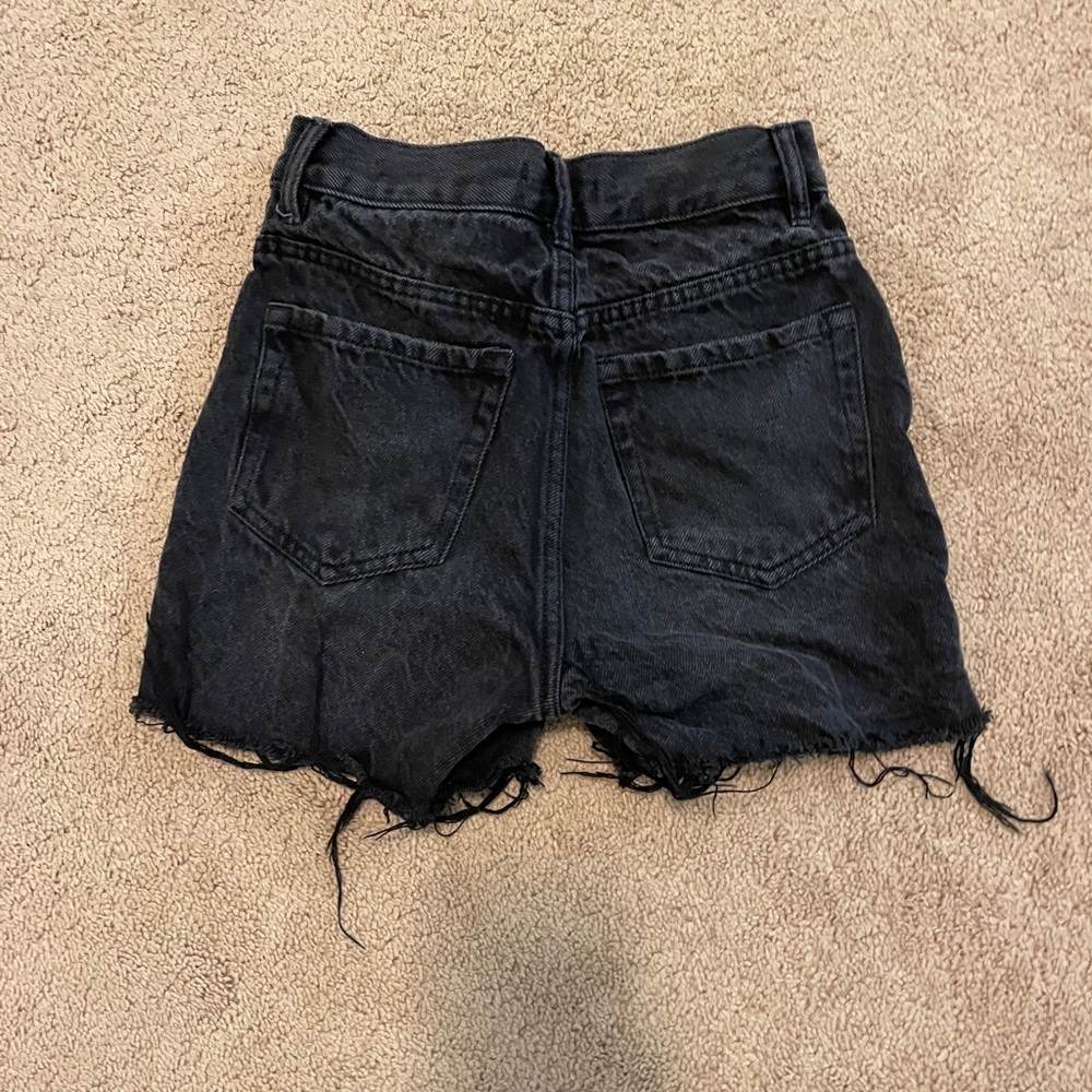 black pacsun denim shorts